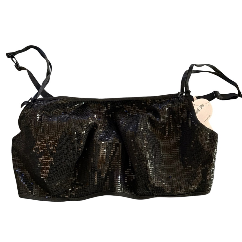 Lane Bryant Cacique sequin cami bra sz 40d new